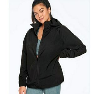 Final Nwt.VS PINK, Black Anorak Full Zip Top/Ja